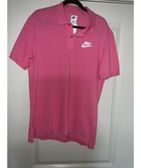 Nike Sportswear Men&#39;s Pink/White Logo Polo (909746-694) Sizes Medium - NWT - $57.55 CAD