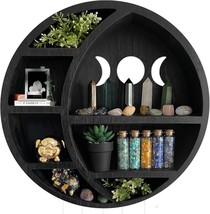 Crescent Moon Crystal Shelf, Crystal Storage By Ella And Emma - $47.94