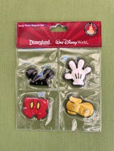 NIP/DISNEY/MICKEY Mouse PARTS/MAGNETS - £15.98 GBP