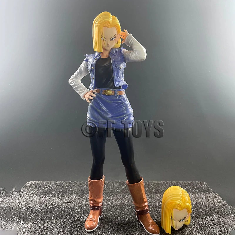 Anime Dragon Ball Z Android 18 Figure Android 18 26cm PVC Action Figurin - $33.67+