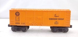 Lionel Trains Postwar 6024 Shredded Wheat Orange Box Car 1957 Nice O Gauge - £17.89 GBP