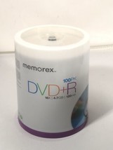 Memorex Printable DVD-R 100, 16x, 120 minute, 100 pack 4.7GB Spindle - £29.58 GBP