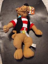 NWT Scooby Doo Pirate Plush Toy 15&quot; Cartoon Network Hanna Barbera - $26.47 CAD