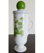 Vintage Collectible Avon Dutch Treat Demi Cup Milk Glass Floral Design ~ 1 - $498.41 MXN