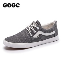 GOGC 2021 New spring Casual Shoes Men Sneakers Canvas Shoes Men Flat Shoes Lace- - £29.42 GBP