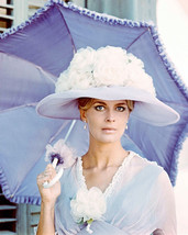 Candice Bergen 16x20 Canvas Giclee in Hat and Umbrella 1970&#39;s - £55.05 GBP