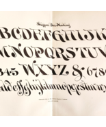 1899 Shippers Box Marking Font Victorian Lettering Example Penmanship DWH5A - $547.38 MXN