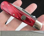 1 OF 2 PROTOTYPE! Bulldog BRAND pocket knife WHITE BURLEY OHIO candy red... - $449.99