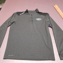 Columbia Dakota State University Athletic Shirt Adult Small Gray Omni Wick Zip - £14.52 GBP