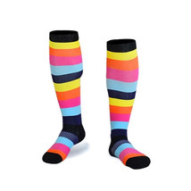 Colorful Striped Knee High (Compression Socks) - £5.34 GBP