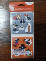 Halloween Stickers, Dogs and Cats, 28 sheets, 154 stickers, American gre... - $4.95