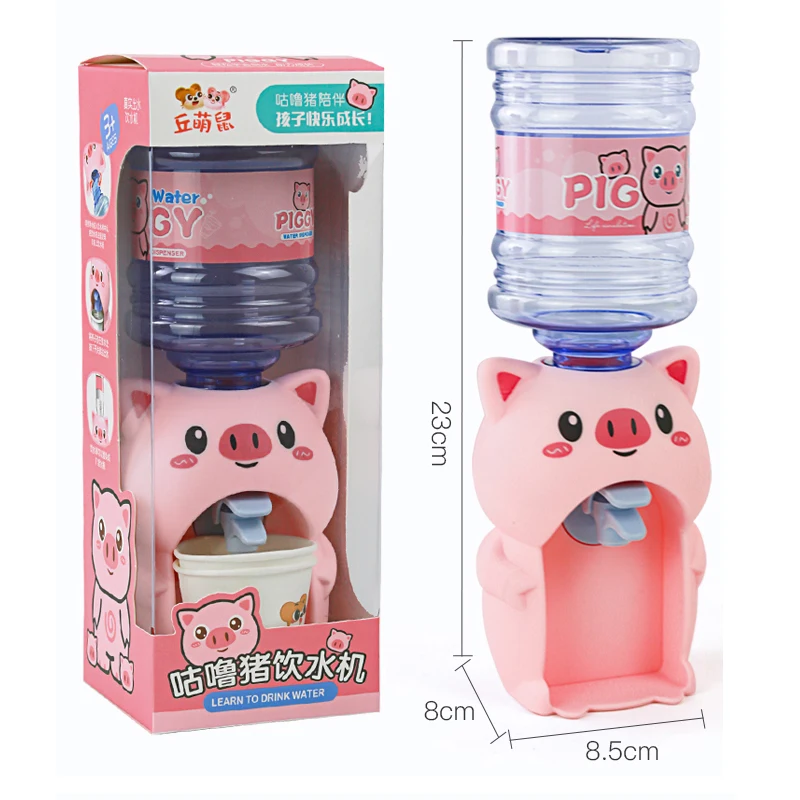 Play Mini Pet Cartoon Water Dispenser Drinking Cool Simulation Appliance Pretend - £25.54 GBP
