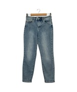 Judy Blue Jeans Womens 26 Blue High Rise Tapered Leg Stretch Denim Class... - $31.67