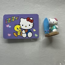 VTG Hello Kitty &amp; Tweety Wallet Size Magnetic Address Book Surfing Kitty... - $16.82