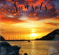 2022 16 Month Wall Calendar - Sunsets - $12.86