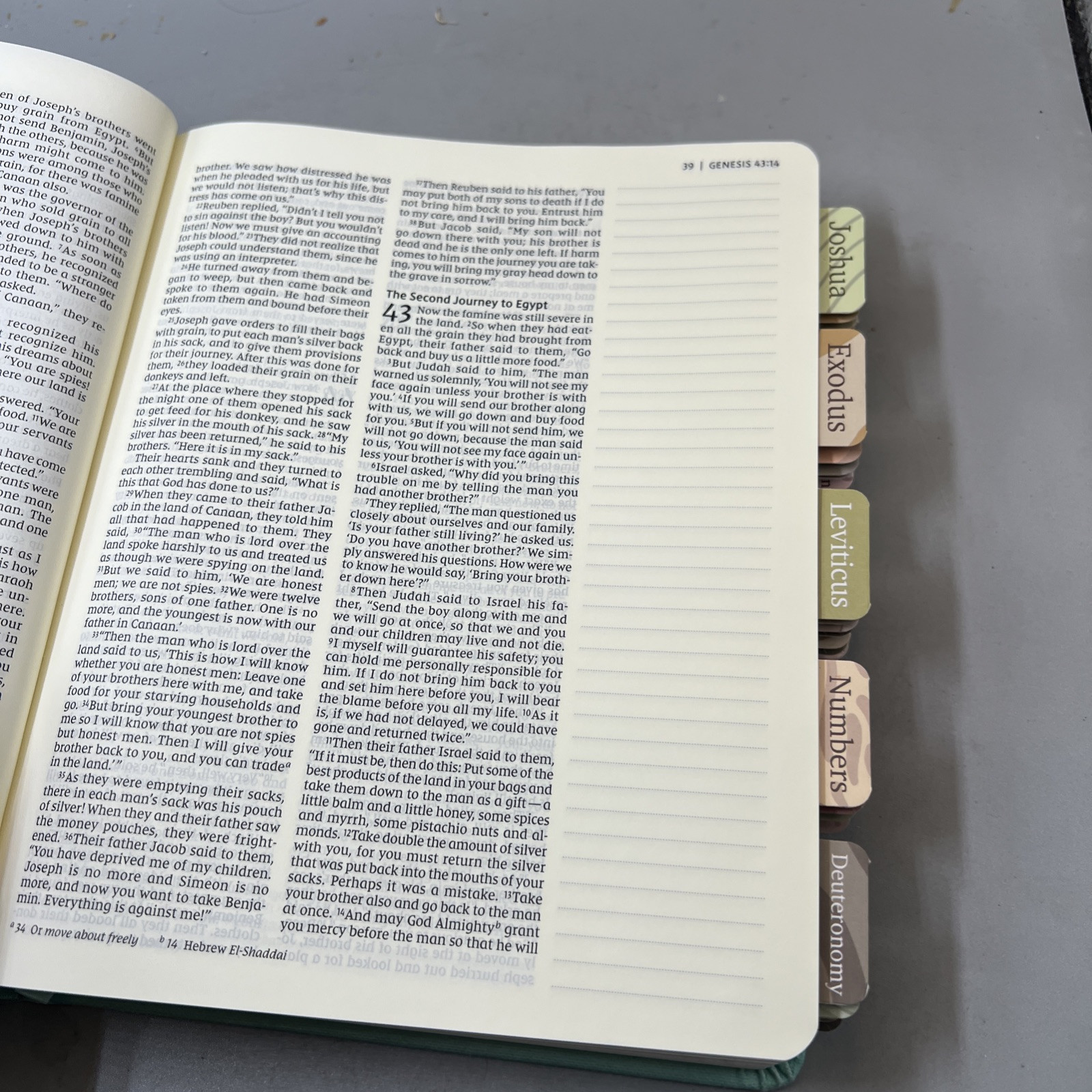 NIV Journal the Word Bible, Double-Column, Cloth over Board, Red Letter Edition, Item image 11
