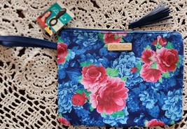 Pioneer Woman ~ Makeup Tote ~ Cosmetic Bag ~ HERITAGE FLORAL ~ Wallet ~ Wristlet - £17.65 GBP