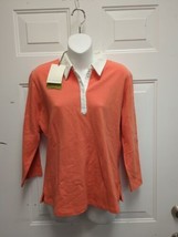 Cutter &amp; Buck Oracle Womens Polo Shirt Mid Length Sleeve-NWT - $29.69