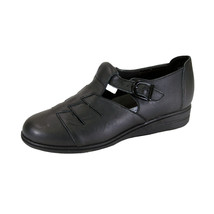  24 Hour Comfort Mara Wide Width Casual T-Strap Leather Shoes - £32.13 GBP