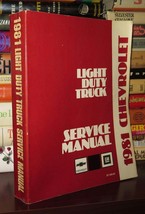 General Motors Corp.  1981 LIGHT DUTY TRUCK SERVICE MANUAL  1st Edition ... - $102.69