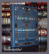 Adventures of Sherlock Holmes by C. Doyle New Sealed Leather Bound Collectible - £17.60 GBP