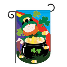 Lucky Irish - Applique Decorative Garden Flag - G152023-P2 - $19.97