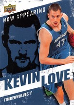 2009-10 Upper Deck Now Appearing #NA5 Kevin Love Minnesota Timberwolves  - £0.70 GBP