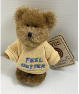Vtg Boyds Bears Head Bean Collection Thinking of Ya 4&quot; Mini Bear Feel Be... - £25.57 GBP