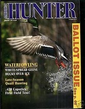 American Hunter January 1991 Magazine Water Fowling , Quail Hunting - £1.30 GBP