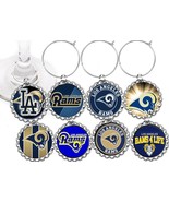 Los Angeles La rams  party theme wine charms markers lot 8 party favors ... - €8,45 EUR
