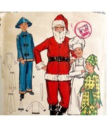 Santa Claus Butterick Vintage Sewing 6399 1960s-70s Christmas Costume Je... - £31.38 GBP