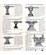 1922 N.T. Bushnell Grinding Heads Tools Advertisement Catalog Hardware D... - $29.99