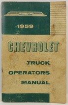 1959 Chevrolet Truck Operators Manual - $6.75
