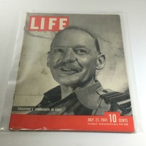 Vintage Life Magazine: July 21 1941 - Singapore&#39;s Commander In Chief Annual Subr - £10.39 GBP