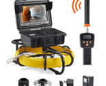 VEVOR Sewer Camera Pipe Inspection Camera w/ 512hz Sonde 9in 720p Screen... - £851.03 GBP