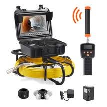 VEVOR Sewer Camera Pipe Inspection Camera w/ 512hz Sonde 9in 720p Screen... - $1,085.99