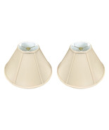 Royal Designs Coolie Empire Lamp Shade, Beige, 6&quot; x 16&quot; x 10&quot;, Set of 2 - £108.99 GBP