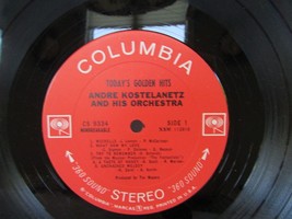 Todays Golden Hits Andre Kostelanetz &amp; Orchestra Columia 9334 Record Album - £5.08 GBP