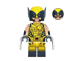 PAPBRIKS Wolverine Deadpool 3 Marvel Movie Battle Damage Custom Rare Minifigures - £5.11 GBP