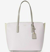 NWB Kate Spade Margaux Lilac Moonlight Leather Tote PXRUA226 $298 Dust Bag FS - £120.37 GBP