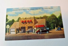 Fairyland Service Station Lookout Mt Rock City Tenn Pettway Oil Advertising Card - £7.39 GBP