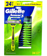 Gillette Sensor3 Sensitive Men's DisposableRazor 24 Count - $34.11
