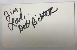 Deborah Richter Signed Autographed Vintage 3x5 Index Card - £10.17 GBP