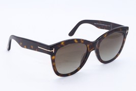 NEW TOM FORD WALLACE TF870 52H HAVANA/BROWN POLARIZED GRADIENT SUNGLASSE... - £147.60 GBP