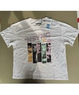 NSYNC Licensed Short Sleeve Band Tee Women’s LG White - $11.88