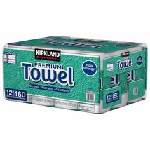 Kirkland Signature Premium Big Roll Paper Towels 12-roll, 160 Sheets Per Roll - £30.81 GBP