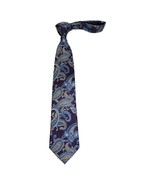 Men's 100% Silk Necktie By Bruno Piattelli Paisley Floral Fancy BP3 Plum... - $49.99