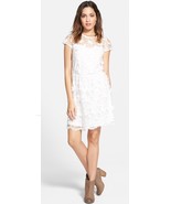 NWT Women&#39;s Romeo &amp; Juliet Couture Off-White Floral Lace Skater Dress Sz... - $40.53