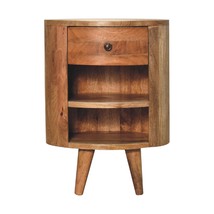 Cortez Oak-ish Bedside - $3,573.41 MXN