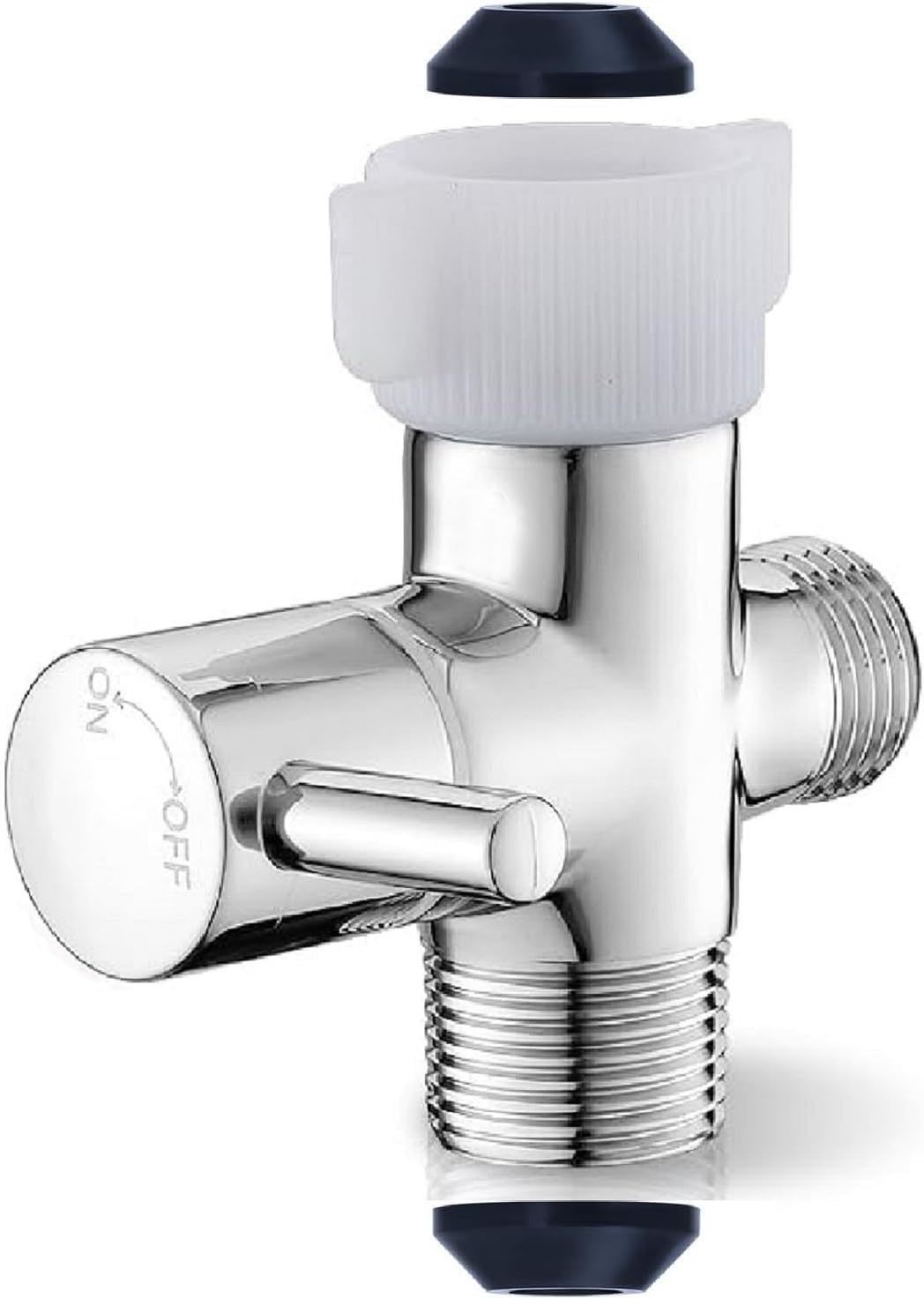Bidet T Adapter With Shut-Off Valve,3 Way 7/8&quot; X 7/8&quot; X, Bidet T-Valve A... - $29.99